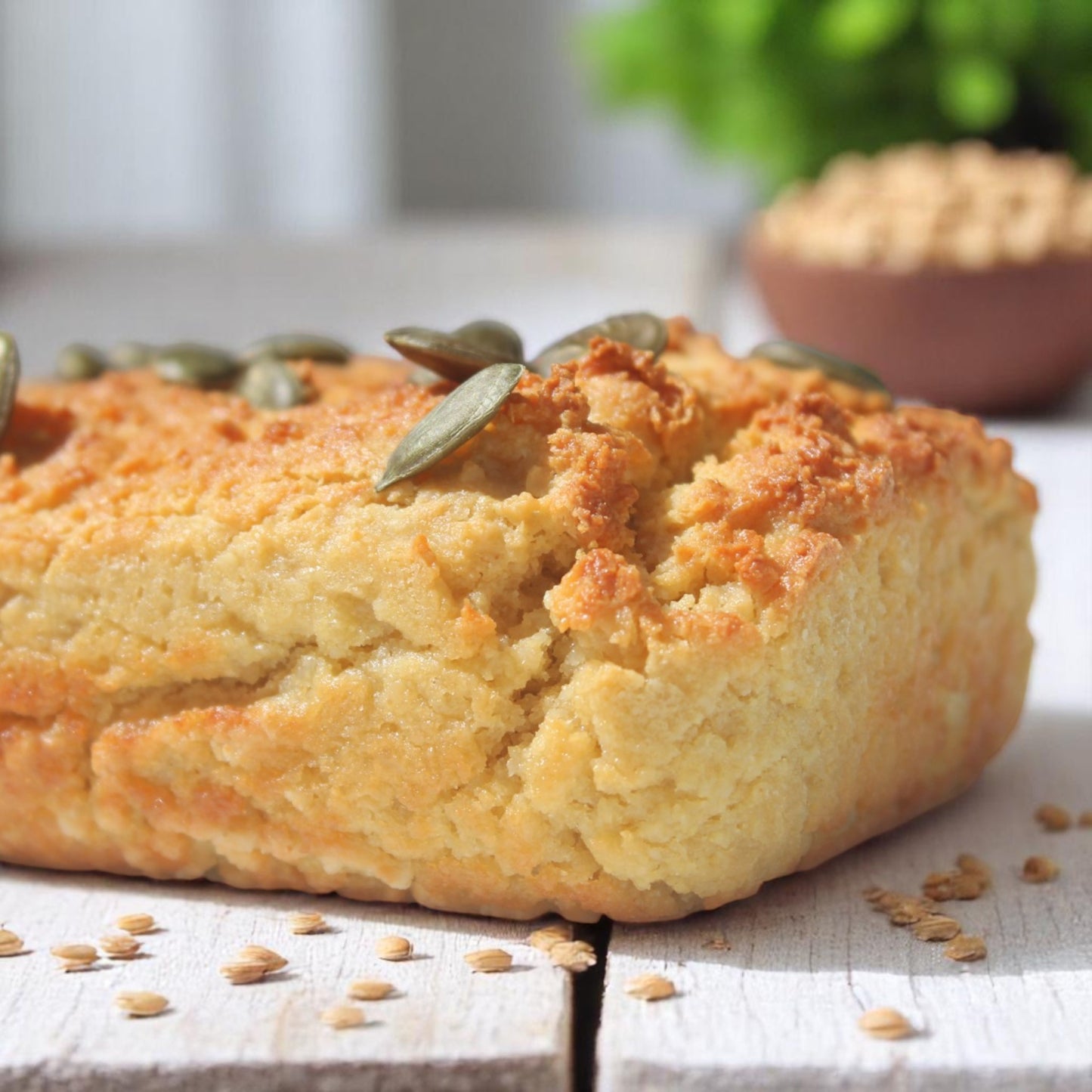 Pão de Quinoa e Sementes de Abóbora